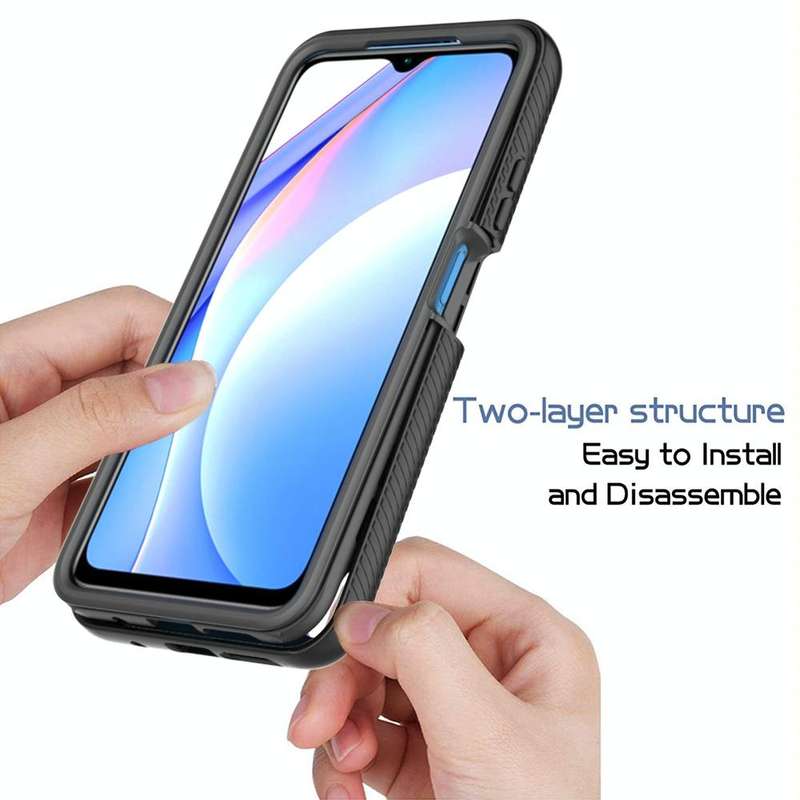 For Xiaomi Poco M3 / Redmi 9T Starry Sky Solid Color Series Shockproof PC + TPU Protective Case(B...