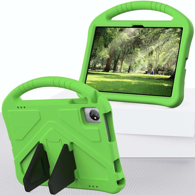 For Blackview Tab 8 WiFi 10.1 2023 EVA Shockproof Tablet Case with Holder(Green)