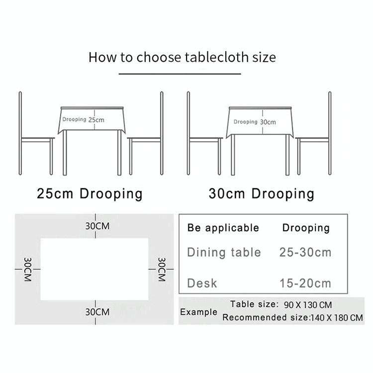 Decorative Tablecloth Imitation Linen Lace Table Cloth Dining Table Cover, Size:130x170cm(Olive G...