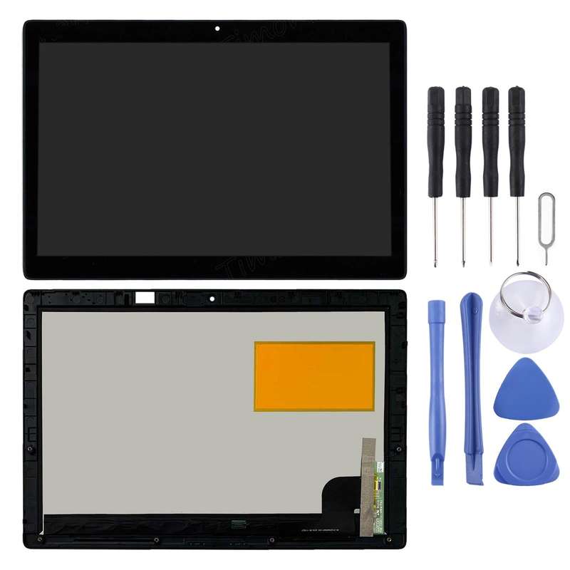 OEM LCD Screen for Lenovo ideaPad MIIX 510 Digitizer Full Assembly With Frame (Black)