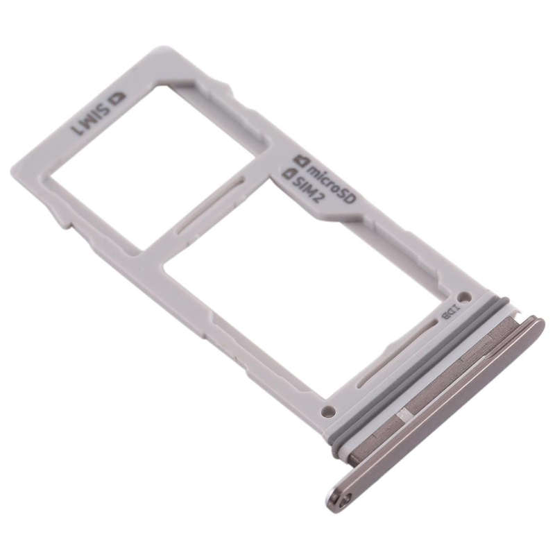 For Galaxy S10+ / S10 / S10e SIM Card Tray + SIM Card Tray / Micro SD Card Tray (Black)