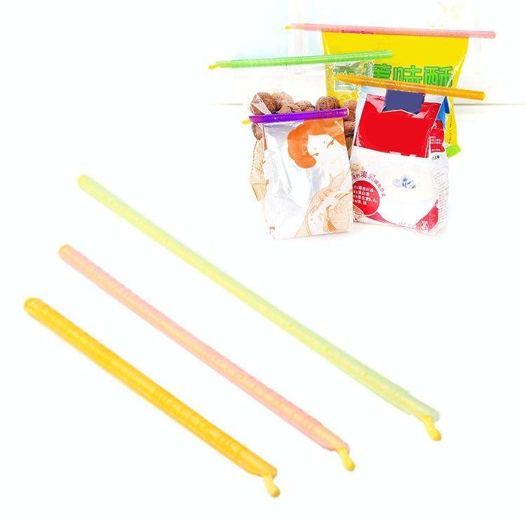 3 x Revolutionary Big Size Plastic Slide & Store Bag Sealer Keeping Fresh Bag Sealing Bar Rod Sti...