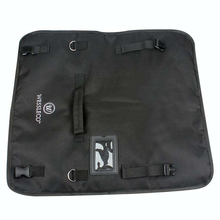 WESSLECO Chef Knife Storage Bag Knife Roll Bag(Black)