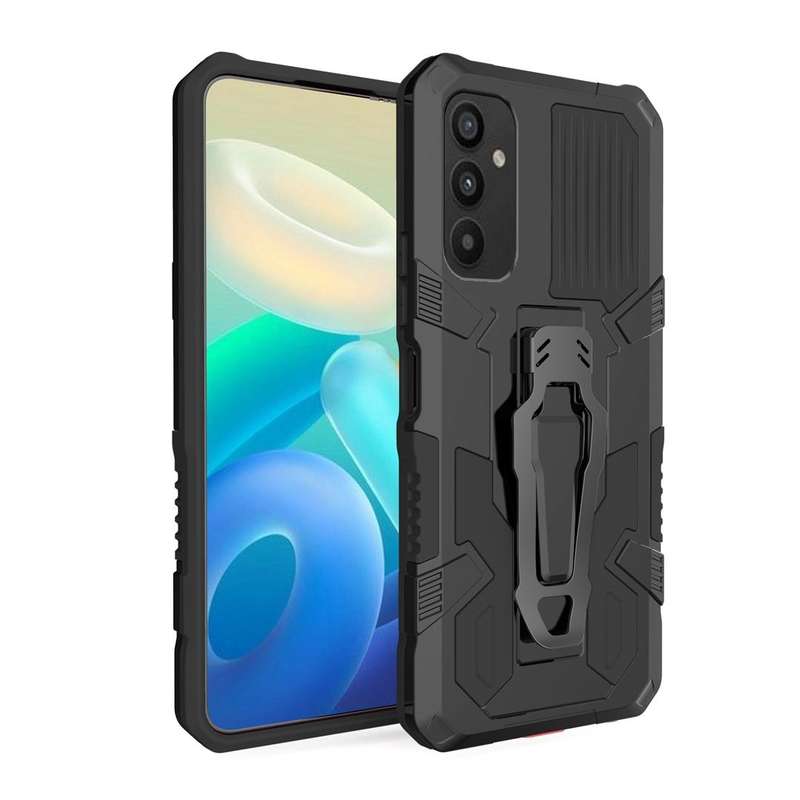 For Samsung Galaxy A54 Armor Warrior Shockproof PC + TPU Phone Case(Black)