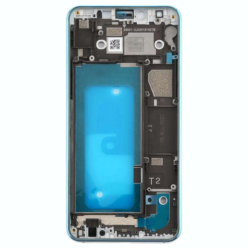For Galaxy A6s  Middle Frame Bezel Plate (Blue)
