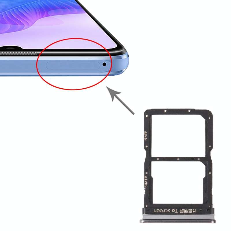 SIM Card Tray + NM Card Tray for Huawei Enjoy 20 Pro (Gold)