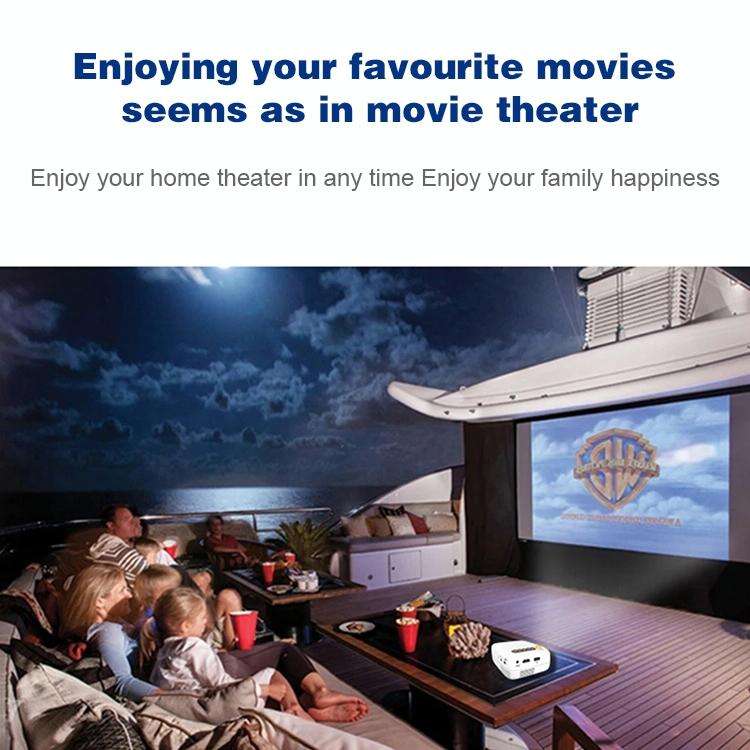 YG200 Portable LED Pocket Mini Projector AV USB SD HDMI Video Movie Game Home Theater Video Proje...