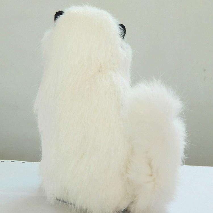 Simulation Animal Model Simulation Plush Cat Toy Will Be Called Cat(Brown Yellow)