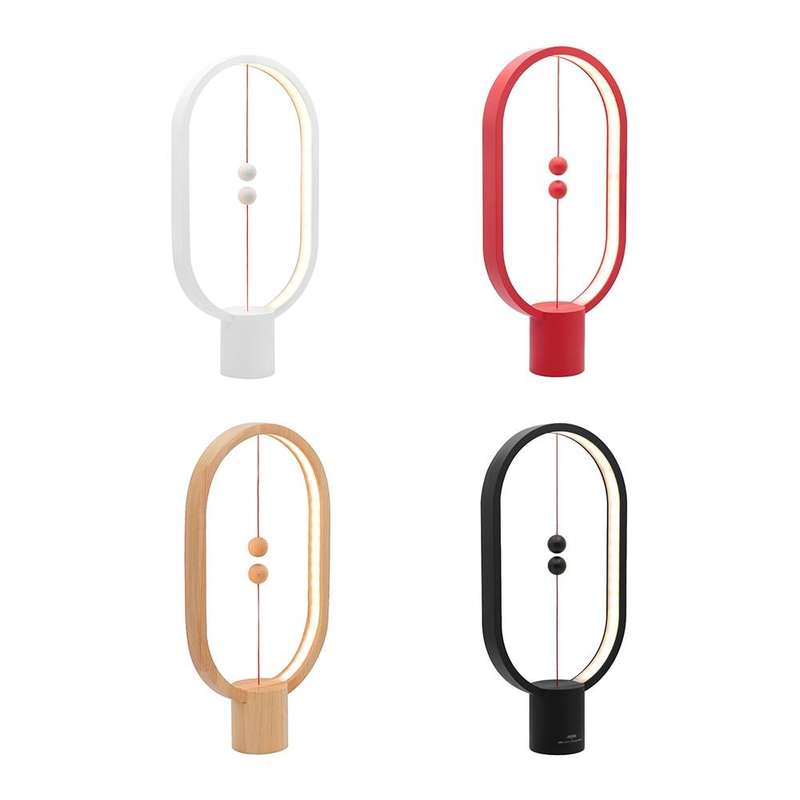Plastic Balance Lamp LED Night Light USB Powered Bedroom Office Table Night Lamp Novel Light Home...