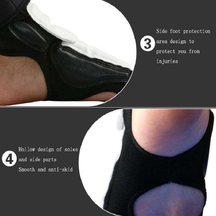A Pair Taekwondo Boxing Half-toe Foot Guard, Specification: S Foot Cover (Size 30-33)