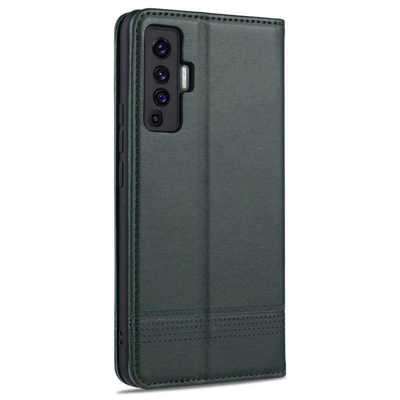 For vivo X50 / X50 Pro AZNS Magnetic Calf Texture Horizontal Flip Leather Case with Card Slots & ...