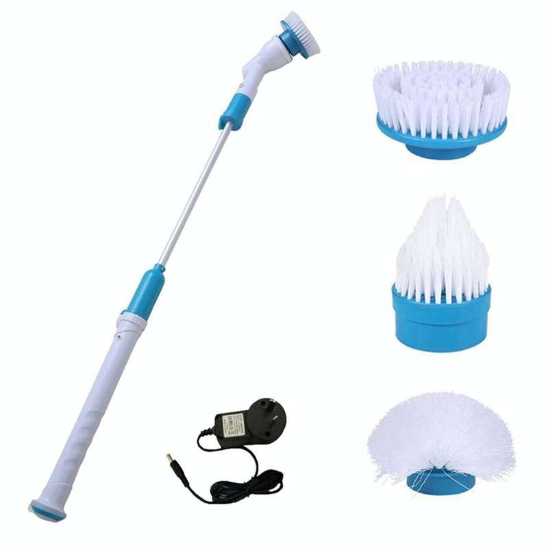 Multi-function Tub and Tile Scrubber Cordless Power Spin Scrubber Power Cleaning Brush Set for Ba...
