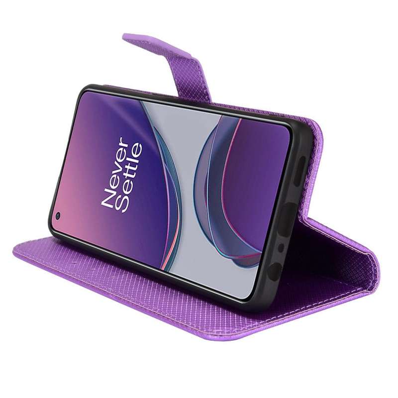 For OPPO Reno7 Z 5G / A96 5G Diamond Texture Leather Phone Case(Purple)