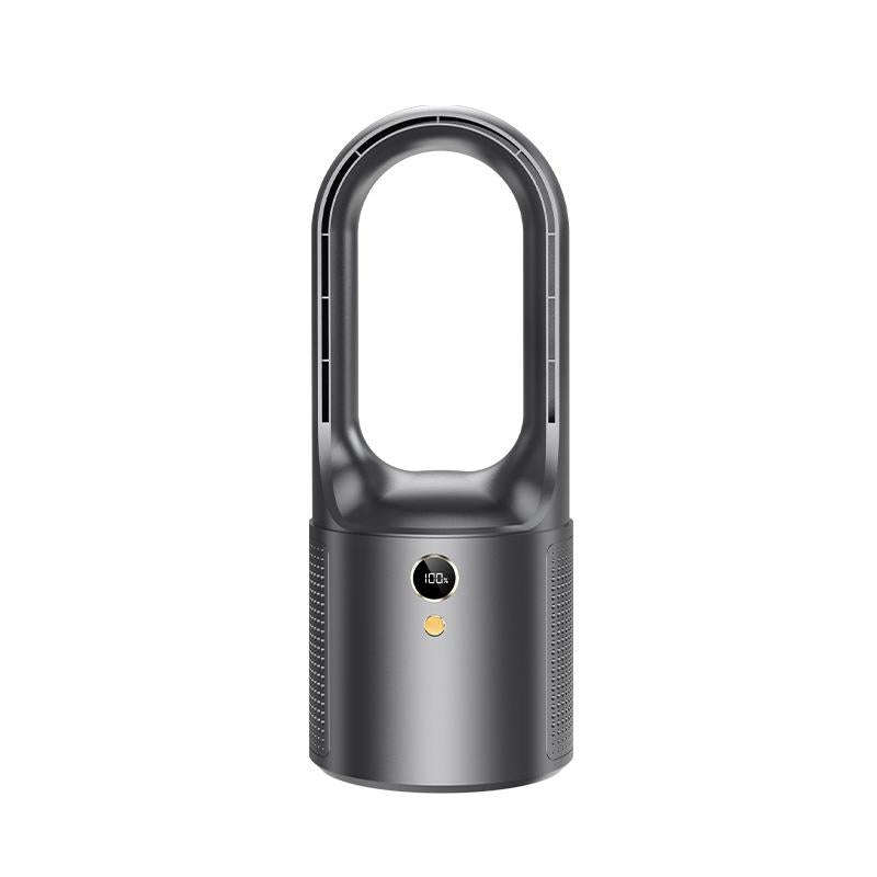 X25 Iron Gray Student Dormitory Bedside Small USB Charging Platform Light Desktop Bladeless Quiet...