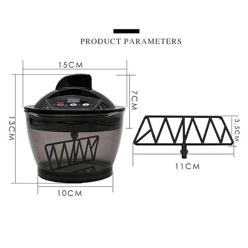 5W Electric Hair Cream Automatic Mixer Mixing Bowl,CN Plug