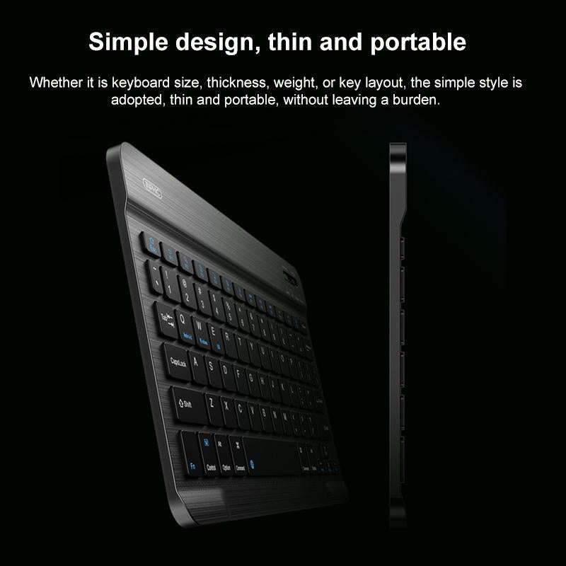 YS-001 9.7-10.1 Inch Tablets Phones Universal Mini Wireless Bluetooth Keyboard, Style:with Blueto...