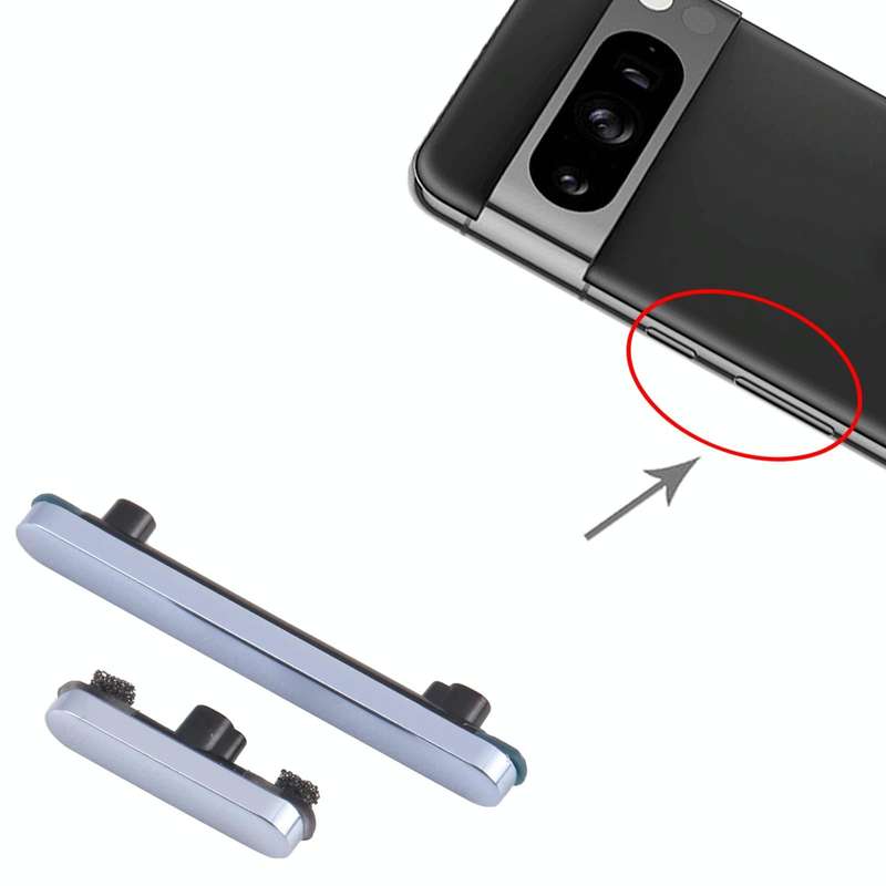 For Google Pixel 8 Pro Power Button + Volume Control Button (Blue)