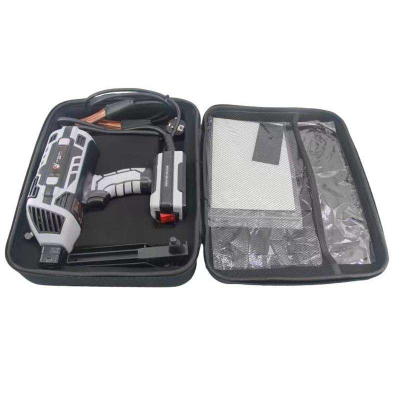 Handheld Welding Machine Home Small Portable Inverter Welder(Green EU Plug 220V)