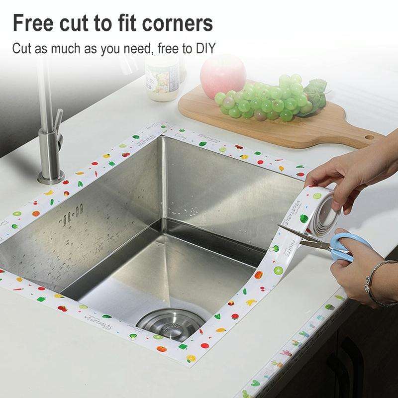Kitchen Beauty Stitching Stickers Waterproof Mildew Proof Moisture Proof High Temperature Sticker...
