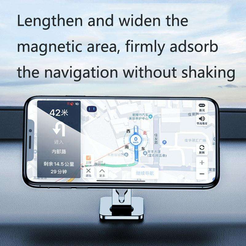 2 PCS Multifunctional Car Phone Holder Magnetic Suction Instrument Panel Navigation Suction Cup H...