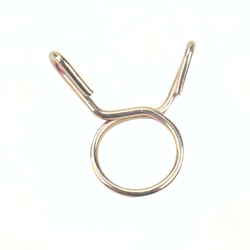 A6020 250 in 1 Galvanized Tubing Spring Clips Clamps Steel Wire Circlip Clamp