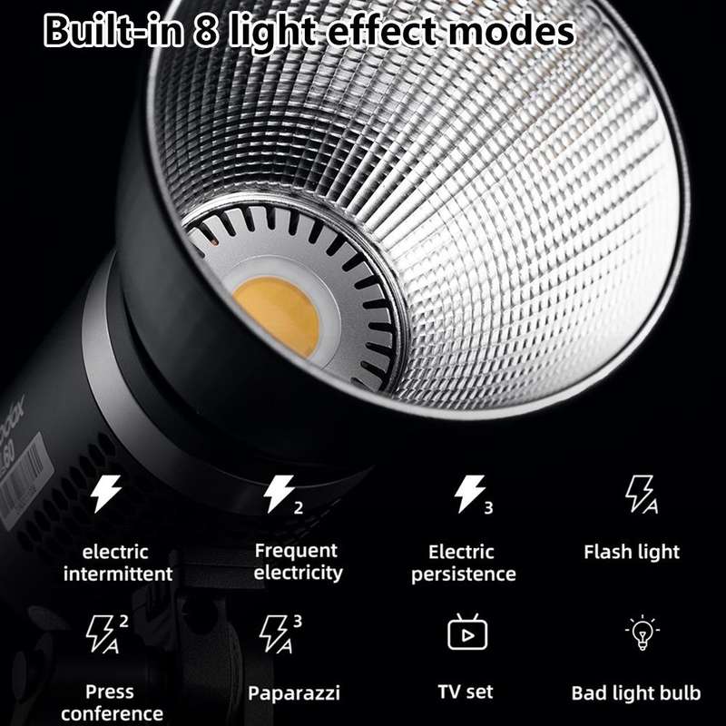 Godox ML60 60W LED Light 5600K Video Studio Flash Light(AU Plug)