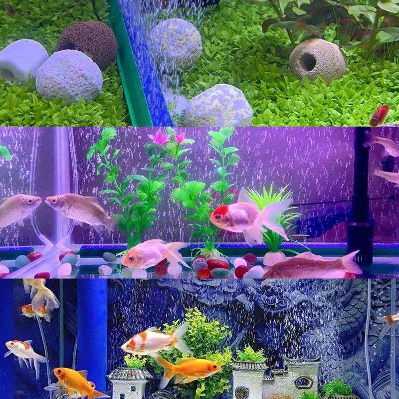 Single Head 4 inch Oxygenation Pump Aeration Tube Bubble Wall Fish Tank Decorative Air Strip Ston...