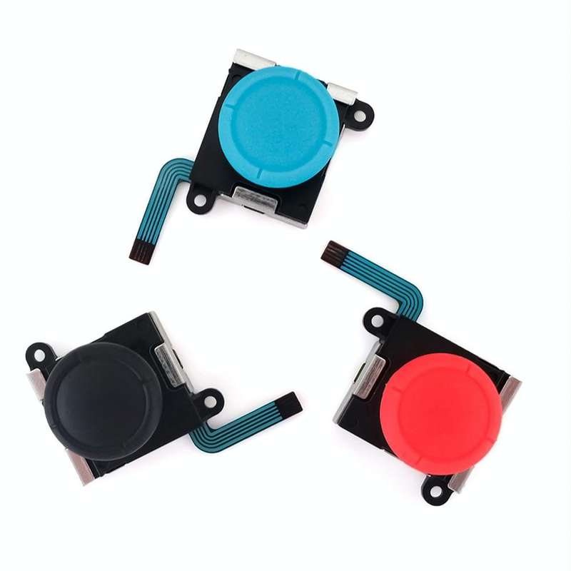 For Nintendo Switch 2pcs Game Console 3D Left Right Interoperability Rocker Remote Sensing Joysti...