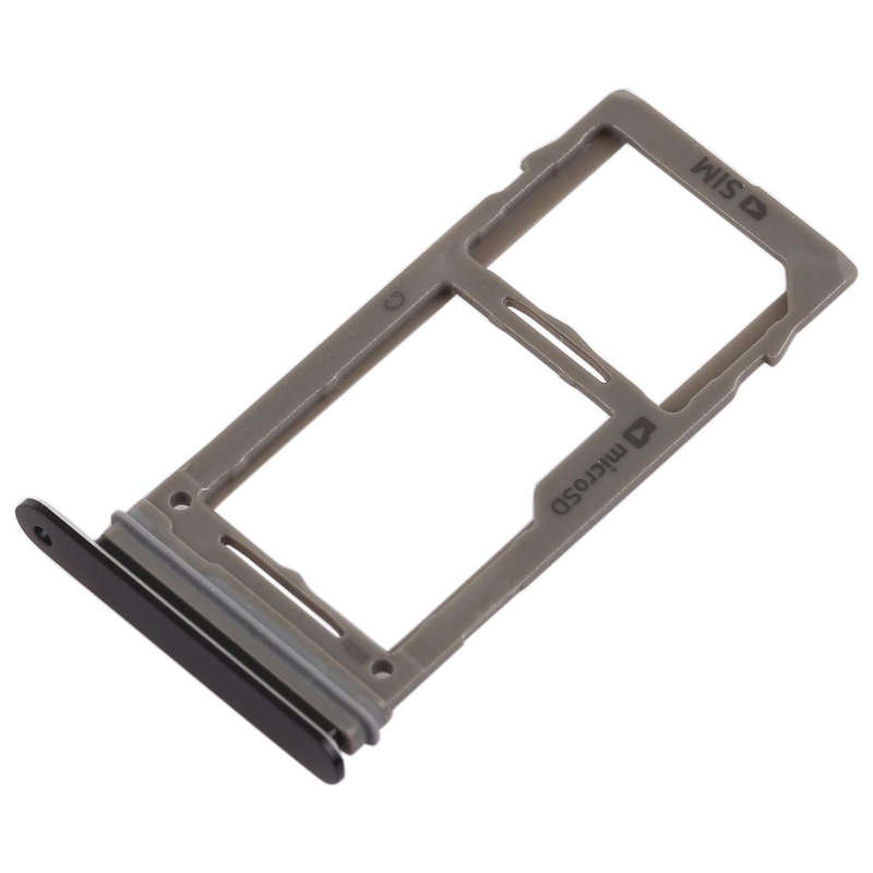 For Galaxy Note9 SIM Card Tray +  Micro SD Card Tray (Black)