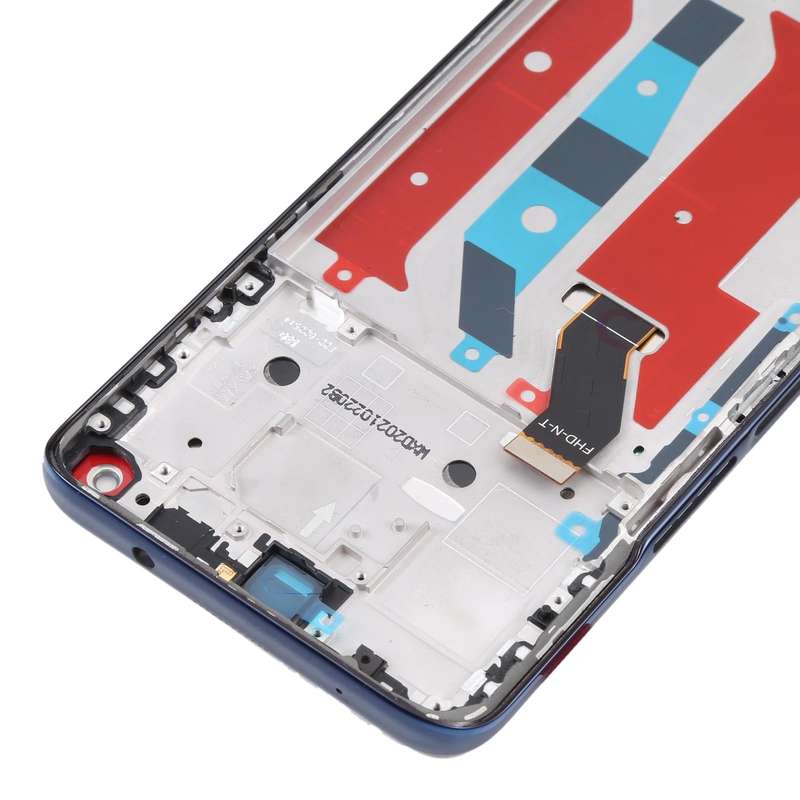 Original LCD Screen for Huawei Nova 8i Digitizer Full Assembly with Frame(Blue)