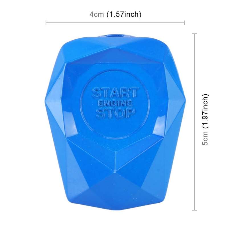 Car Engine Start Key Push Button Protective Cover (Blue)