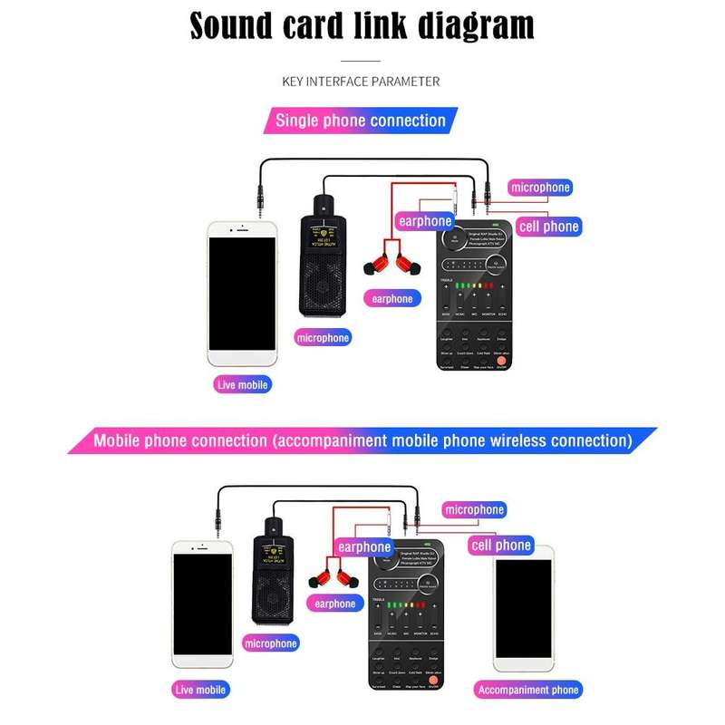 K9 Set Voice Changer Game Live Broadcast Mobile Computer Sound Card