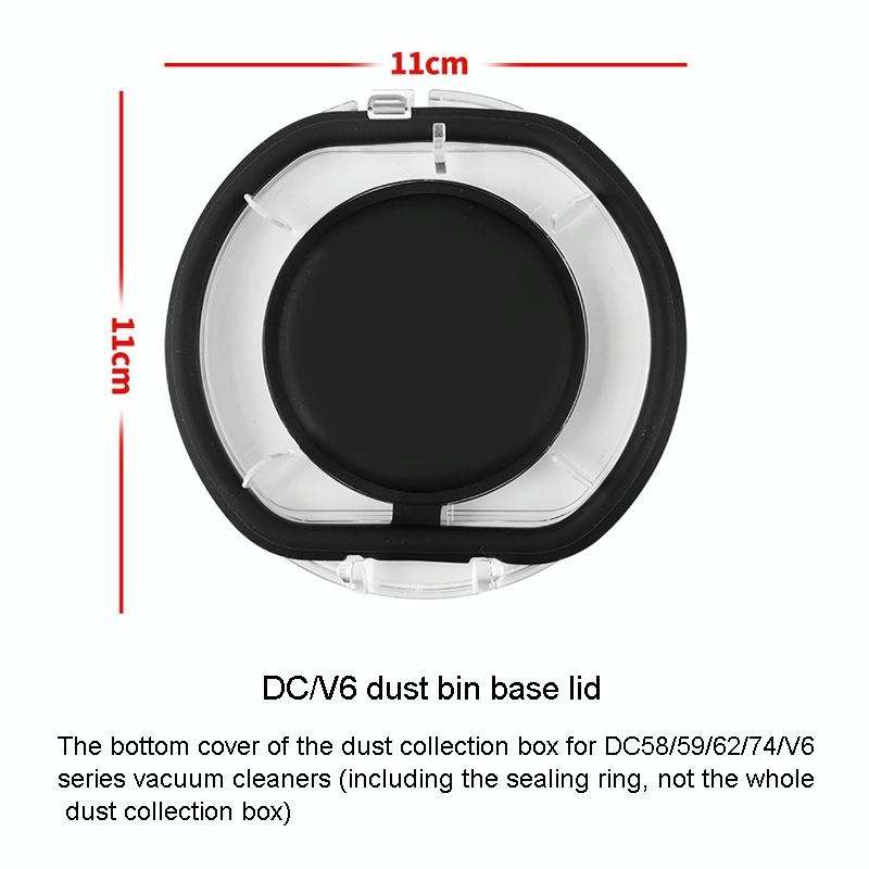 For Dyson V6 Dust Bin Base Lid Vacuum Cleaner Replacement Accessories