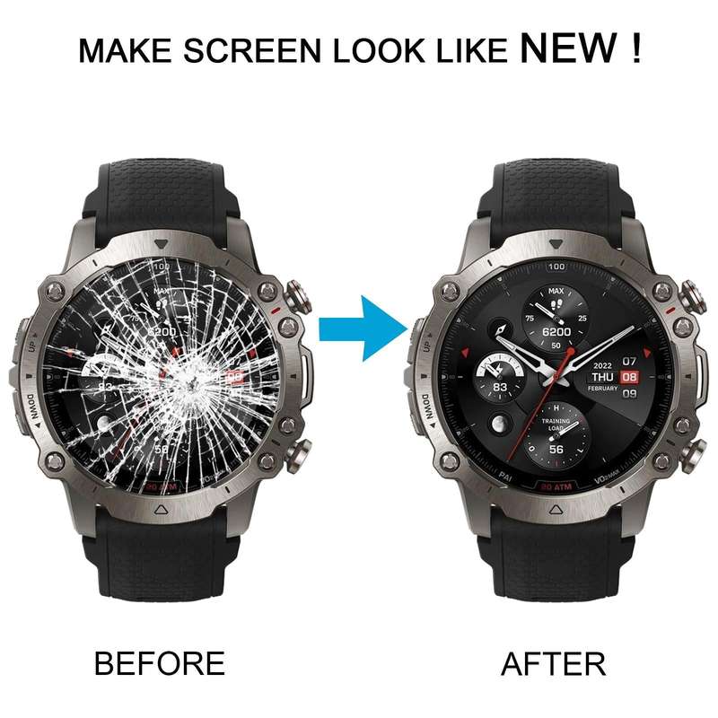 For Amazfit Falcon Original LCD Screen with Digitizer Full Assembly (Red)