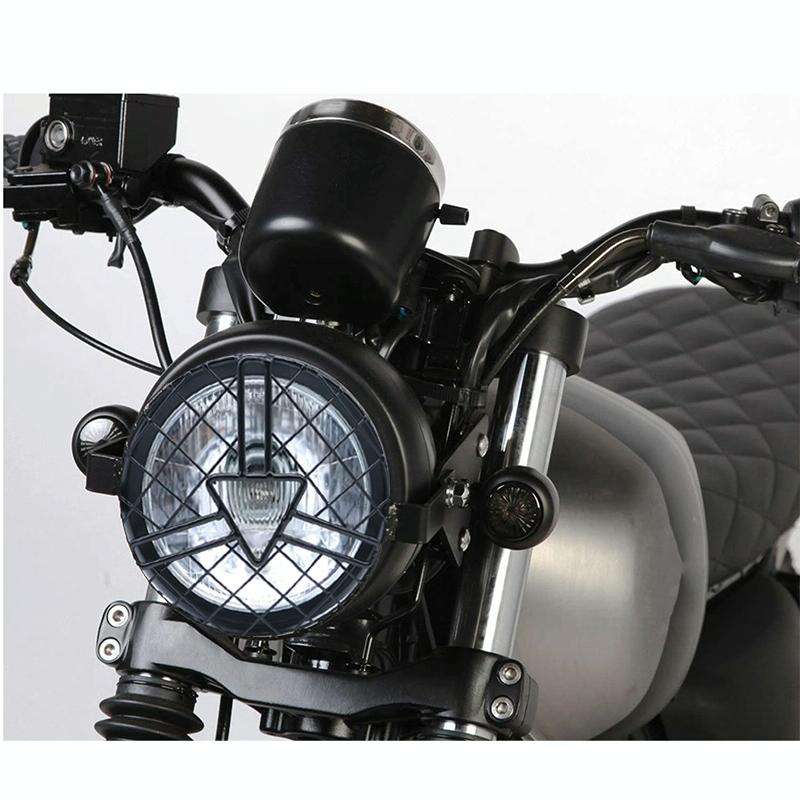 Motorcycle Arrowhead Reticular Retro Lamp LED Headlight Modification Accessories for CG125 / GN12...