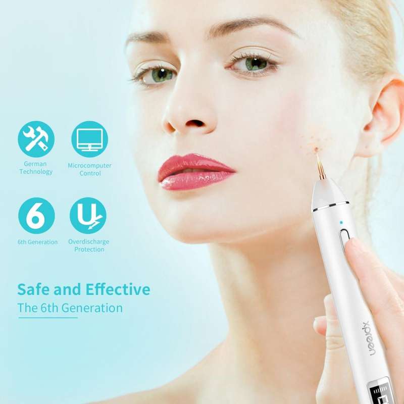 Xpreen XPRE061 Professional Dark Spot Remover Freckle Tattoo Chargeable Wart Mole Remover, with L...