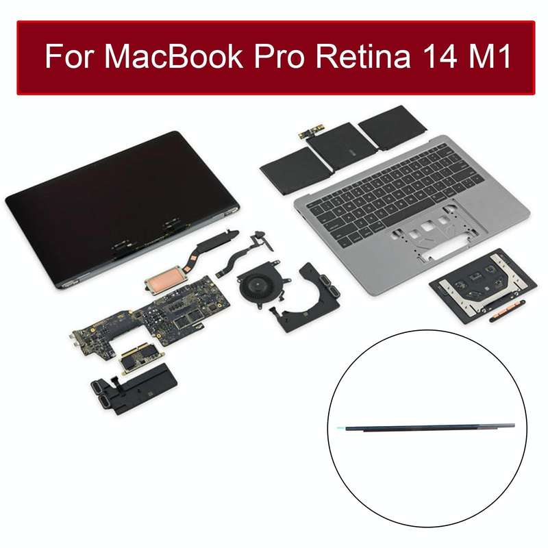 LCD Screen Display Front Bezel Logo Cover for MacBook Pro 14 inch M1 A2442 EMC3650 2021