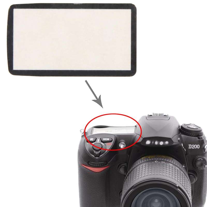 For Nikon D200 Top Cover Shoulder LCD Outer Lens