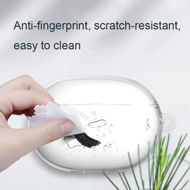 For Beats Studio Buds Transparent TPU Wireless Bluetooth Earphone Cover