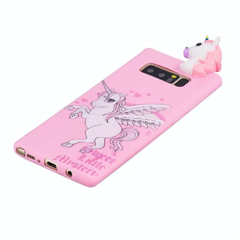 For Galaxy Note 8 Shockproof Cartoon TPU Protective Case(Unicorn)