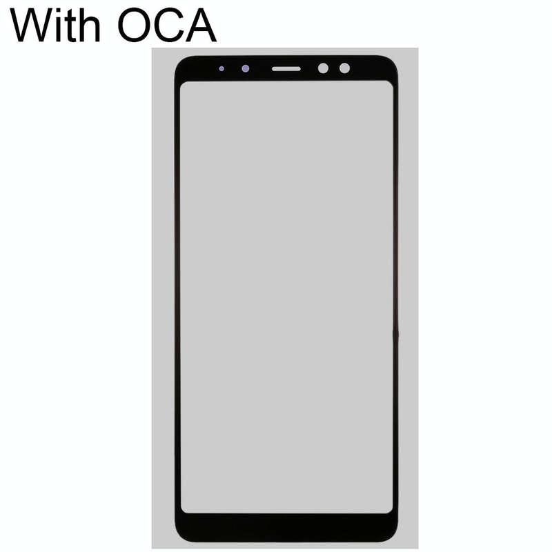 For Samsung Galaxy A8 2018 Front Screen Outer Glass Lens with OCA Optically Clear Adhesive