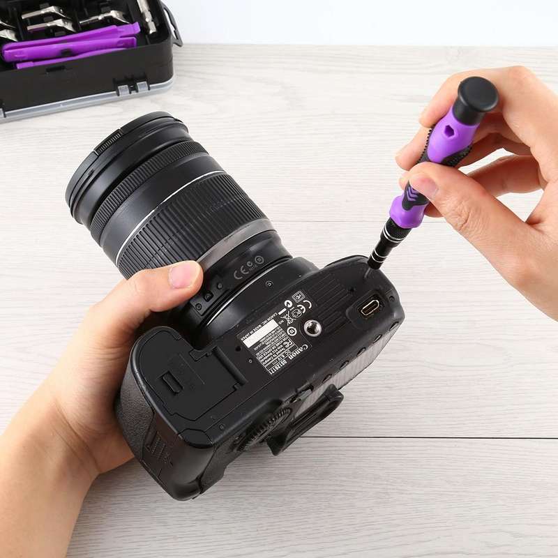 135 in 1 DIY Mobile Phone Disassembly Tool Clock Repair Multi-function Tool Screwdriver Set(Black...