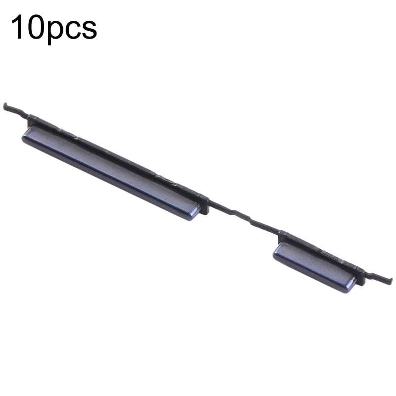 For Samsung Galaxy M30 SM-M305 10pcs Power Button + Volume Control Button(Black)