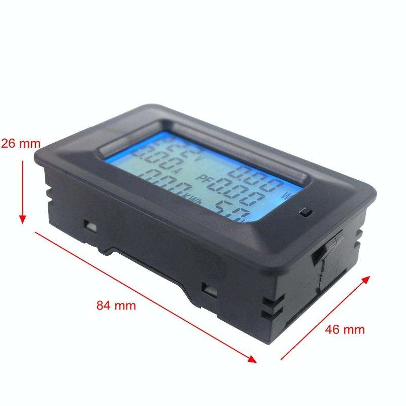 100A Household Multifunctional Watt-hour Meter AC Digital Voltage and Current Meter Power Monitor