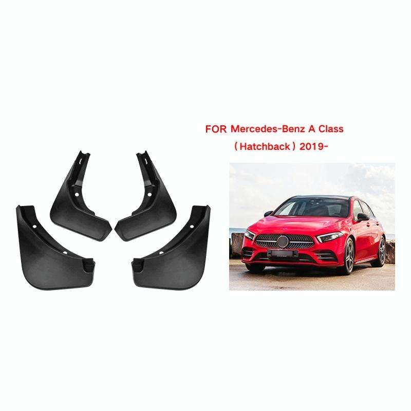 For Mercedes-Benz A-class Hatchback 2019-2022 4pcs/Set Car Auto Soft Plastic Splash Flaps Fender ...