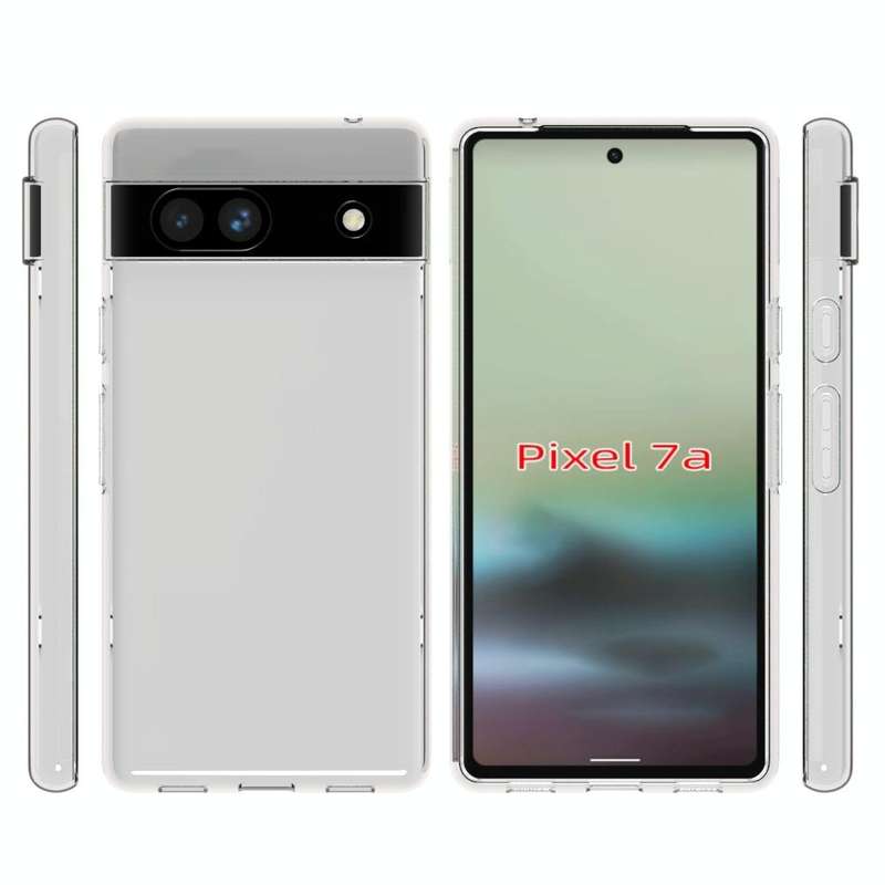For Google Pixel 7a Waterproof Texture TPU Phone Case(Transparent)