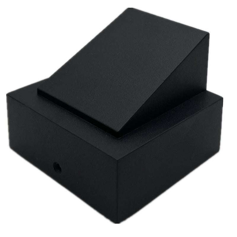 Outdoor Square Waterproof Wall Light, Power: Single K 5W(Warm White)