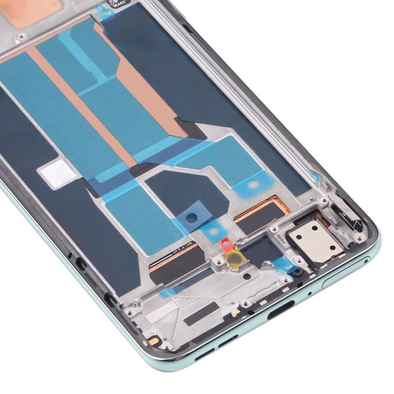 For OnePlus Nord 2 5G DN2101 DN2103 Digitizer Full Assembly with Frame OEM LCD Screen (Green)