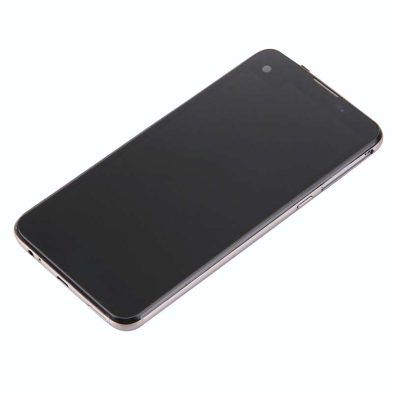 TFT LCD Screen for LG X Screen / K500 with Digitizer Full Assembly with Frame(Black)