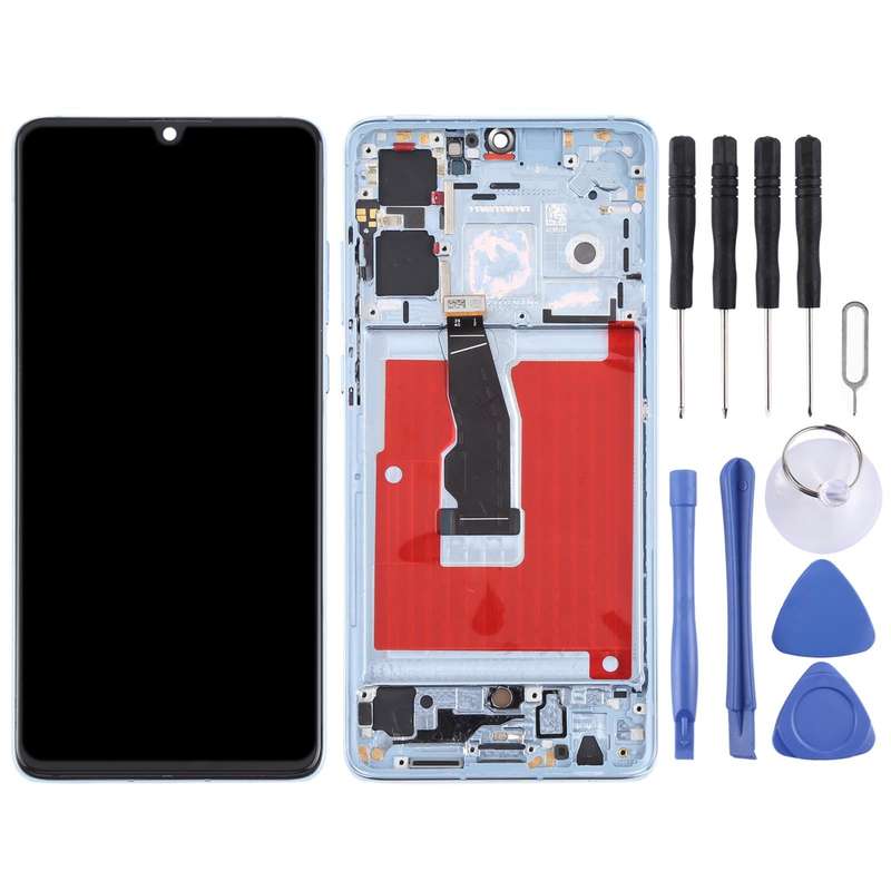 Original OLED LCD Screen for Huawei P30 Digitizer Full Assembly With Frame(Breathing Crystal)